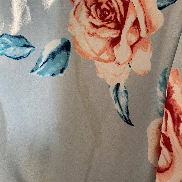 Show Me Your Mumu Hacienda Maxi Dress Flower Sky - Picture 8 of 9